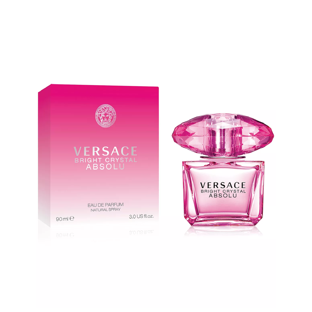 Versace Bright Crystal Absolu Eau de Parfum 90 ml - flacon en verpakking