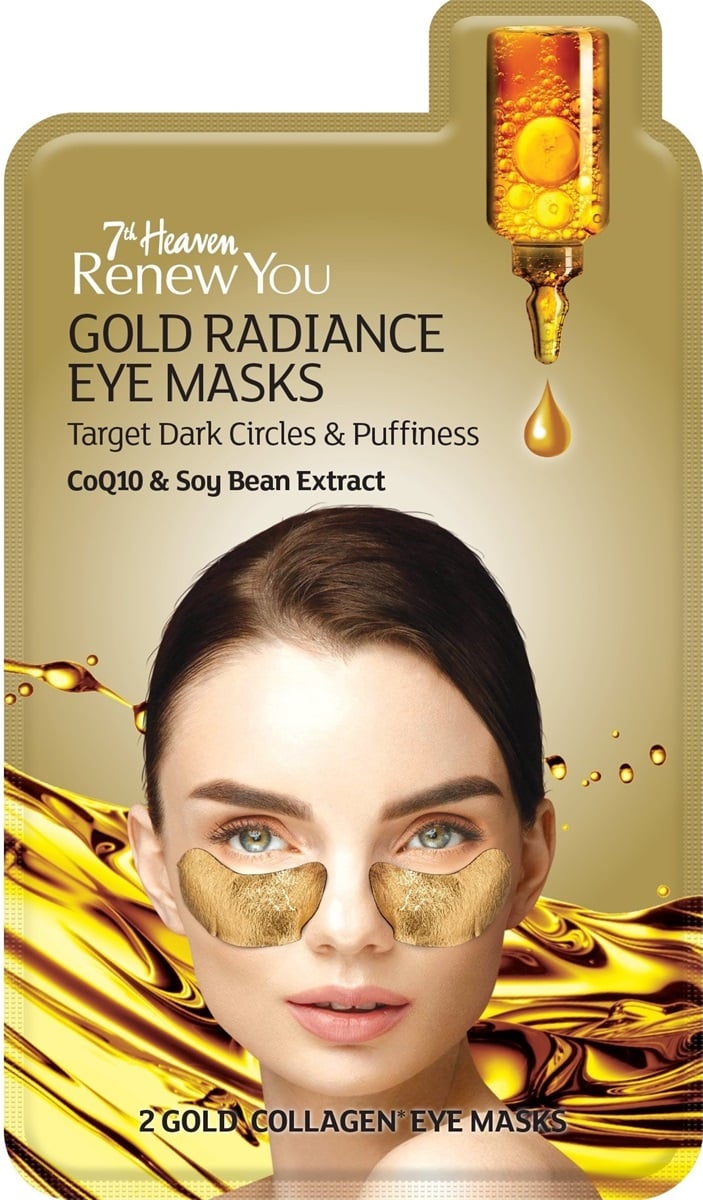 7th Heaven Renew You Gold Radiance Eye Masks 2 stuks