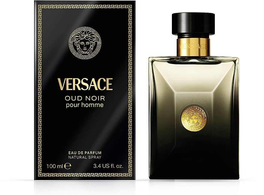Versace Pour homme oud noir Eau de Parfum 100 ml - flacon en verpakking