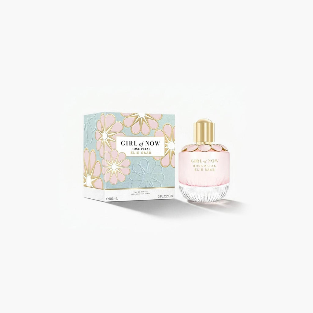Elie Saab Girl of Now Rose Petal Eau de Parfum 90 ml - flacon en verpakking
