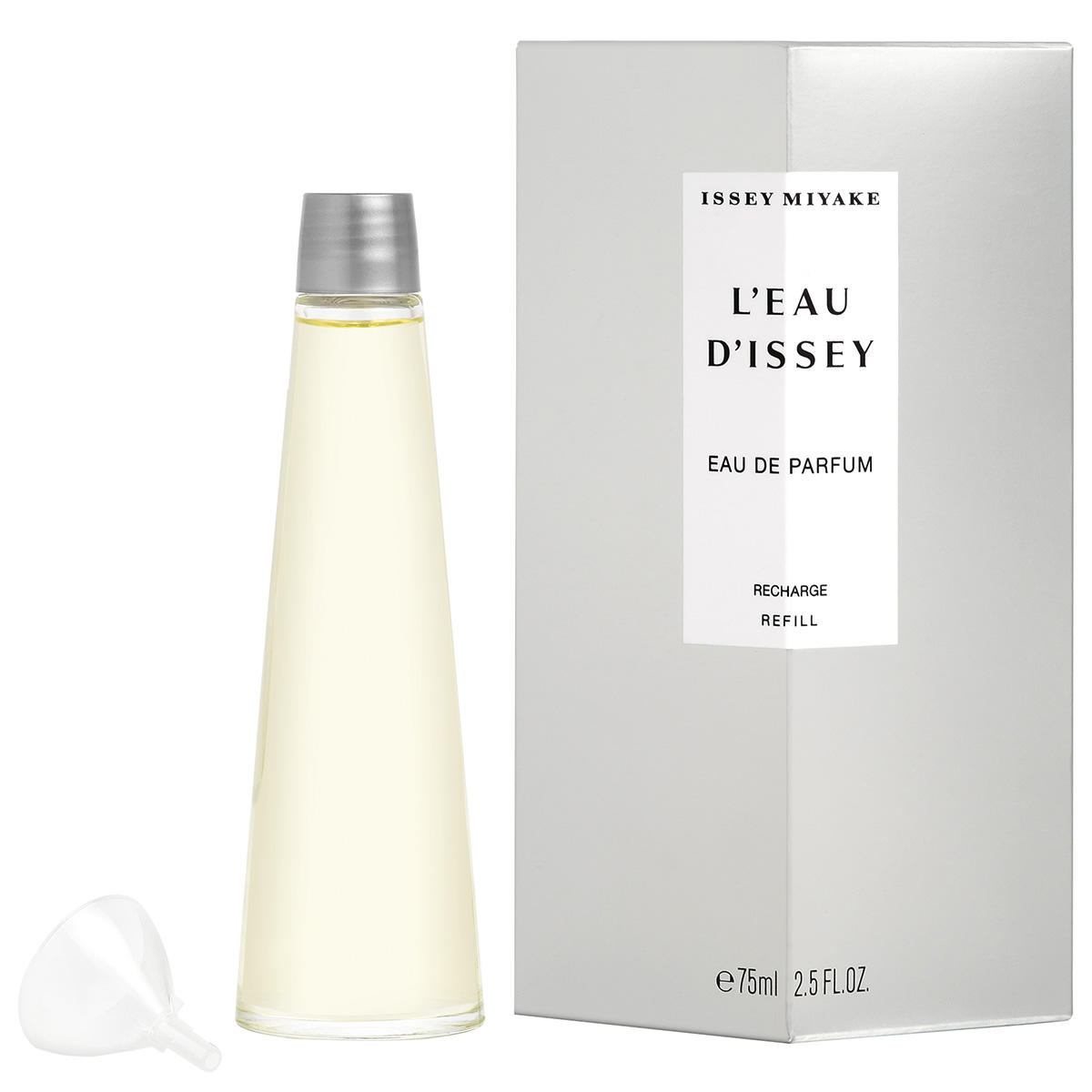 Issey Miyake l'Eau d'Issey Refill Eau de Parfum 75 ml - flacon en verpakking