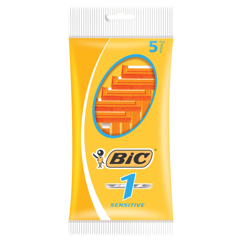 BIC 1 Sensitive Wegwerpscheermesjes 5 stuks