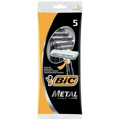 BIC Metalen Wegwerpscheermesjes Heren 5 stuks