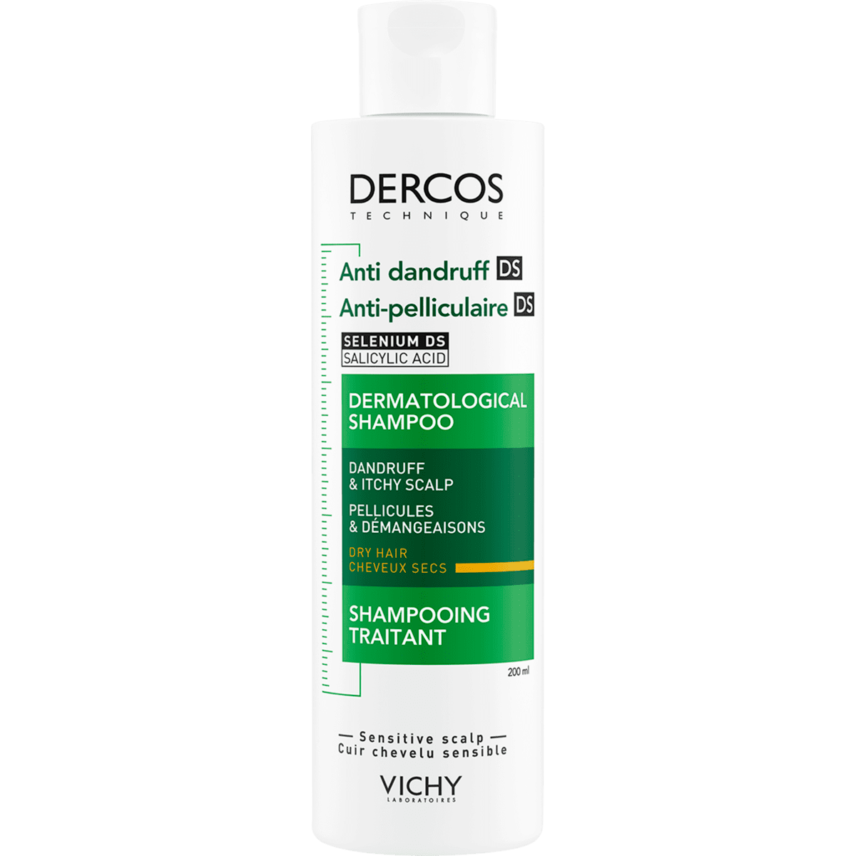 Vichy Dercos Anti-Dandruff Treatment Shampoo Dry Hair 200 ml