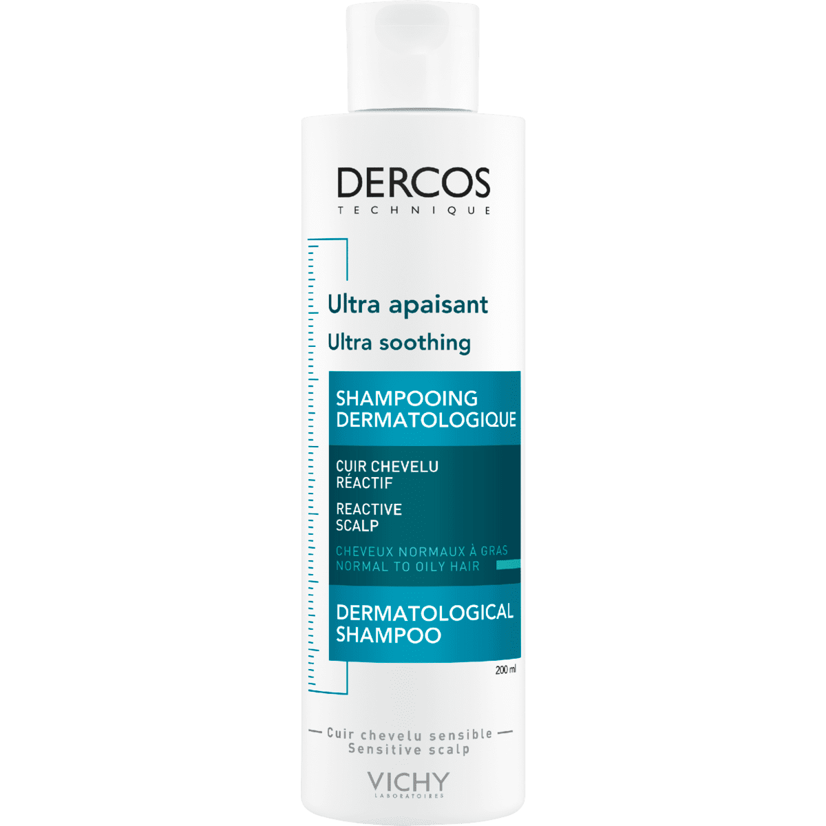 Vichy Dercos Ultra Soothing Shampoo Normal/Oily Hair 200 ml