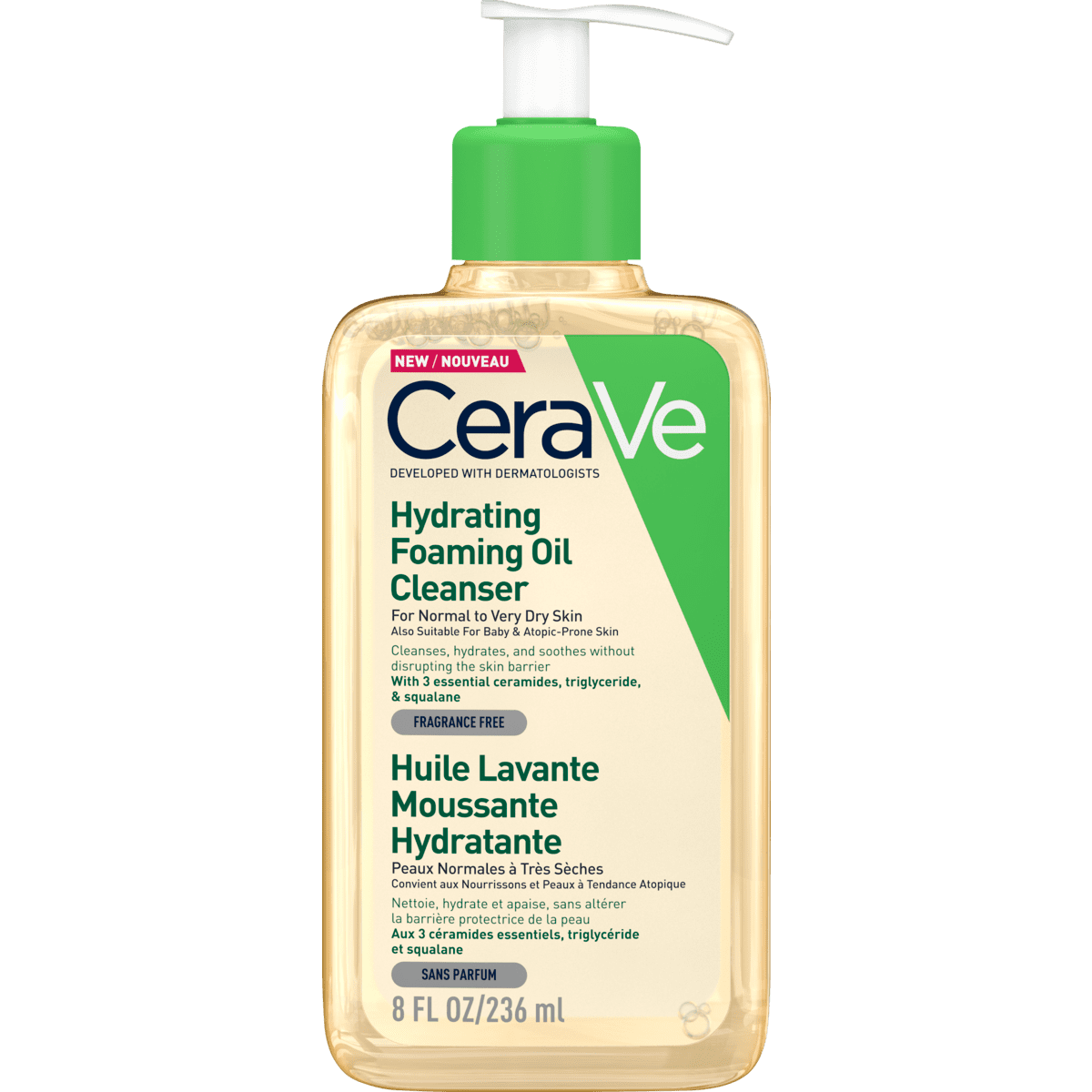 CeraVe Hydrating Foaming Oil Cleanser 236 ml