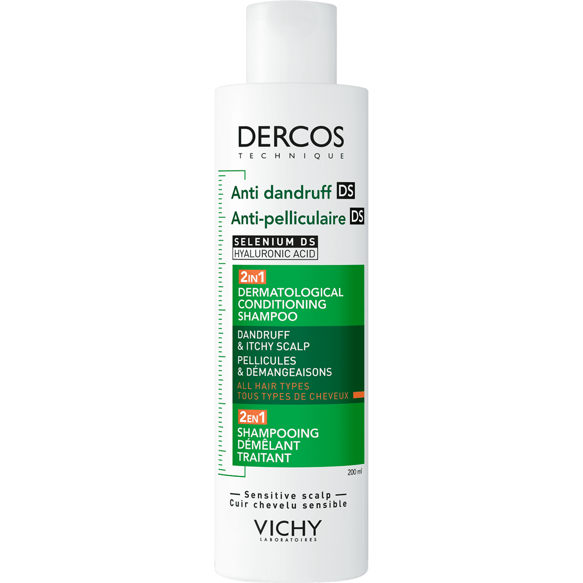 Vichy Dercos Anti-Dandruff 2-in-1 Shampoo 200 ml