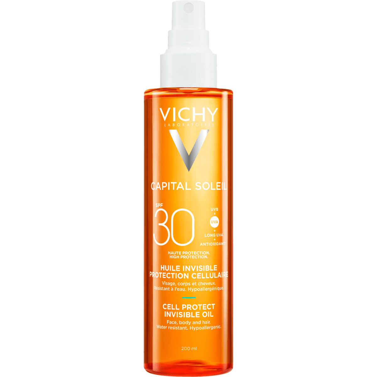 Vichy Capital Soleil Invisible Oil SPF30 200 ml