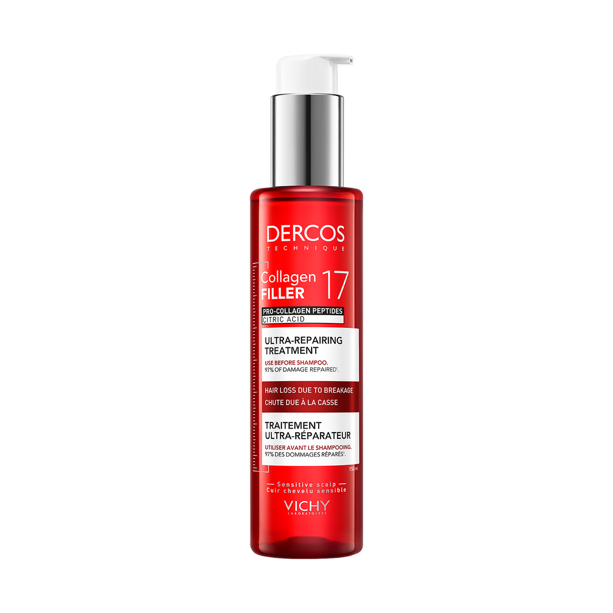 Vichy Dercos Collagen 17 Filler Pre-Shampoo 150 ml