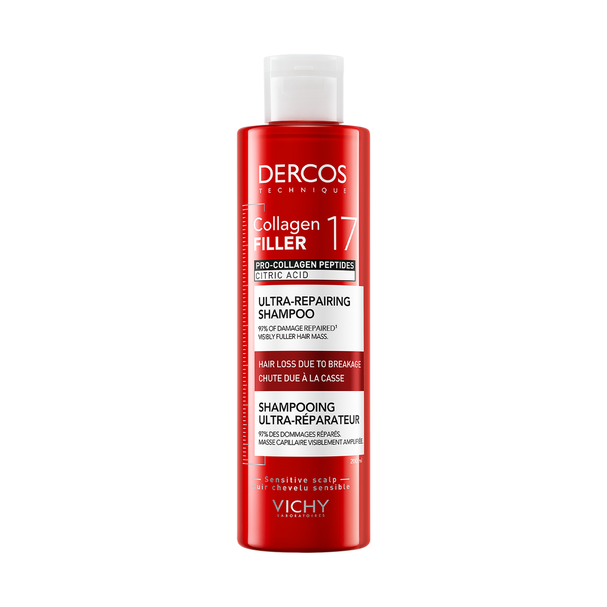 Vichy Dercos Collagen 17 Filler Shampoo 200 ml