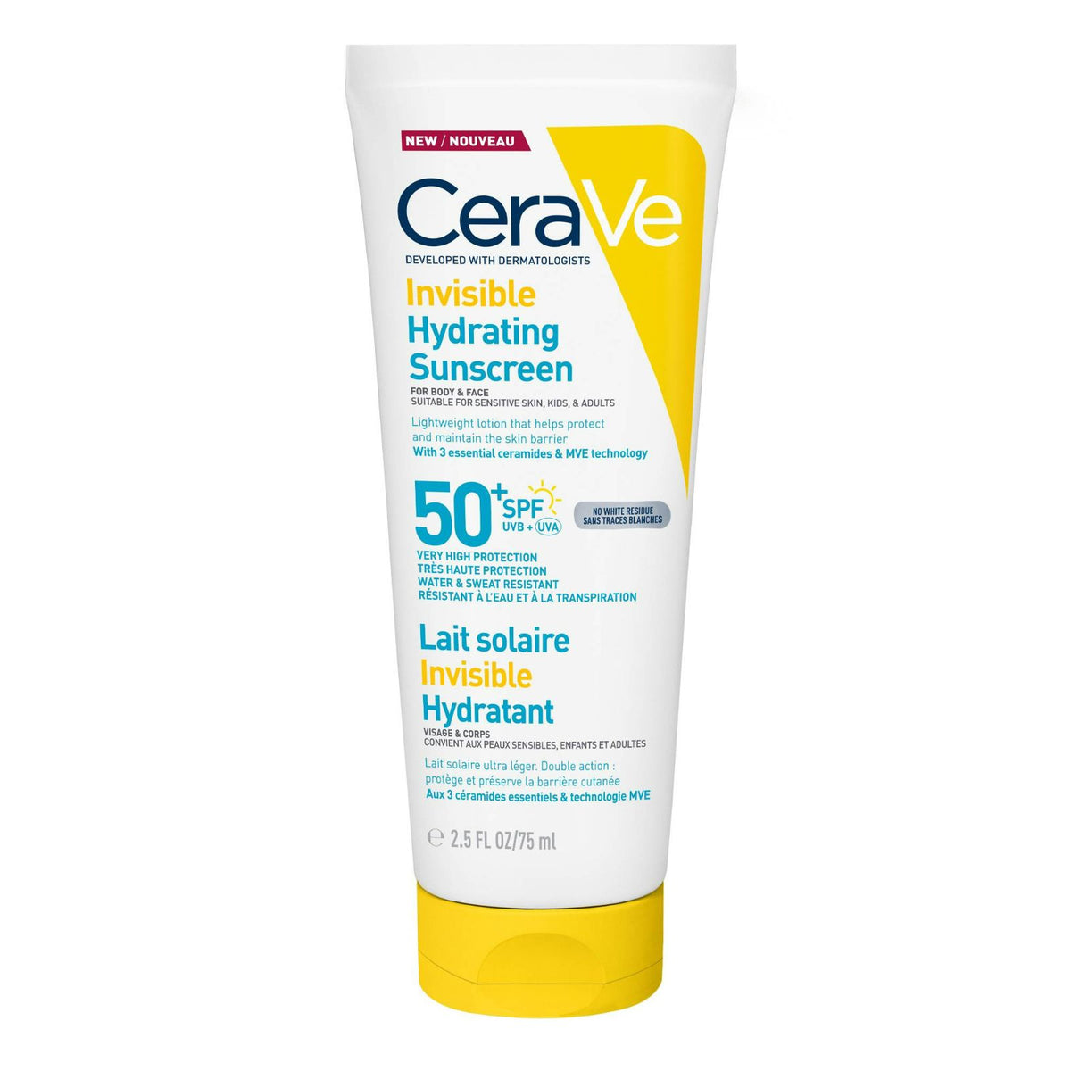 CeraVe Invisible Hydrating Sunscreen SPF50 177 ml