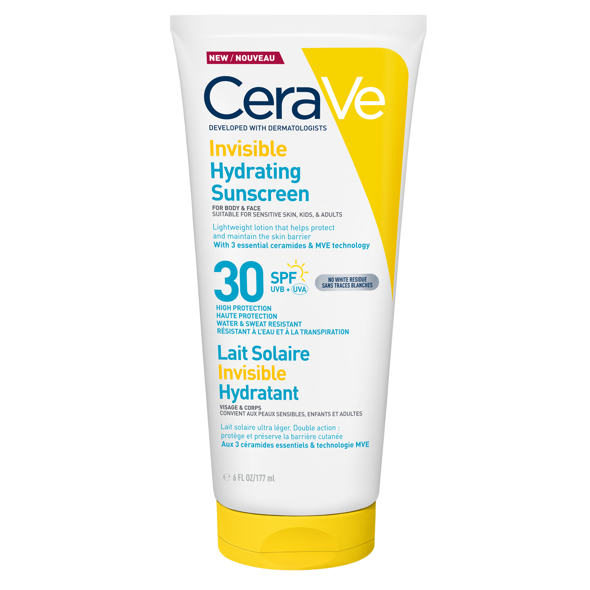 CeraVe Invisible Hydrating Sunscreen SPF30 177 ml