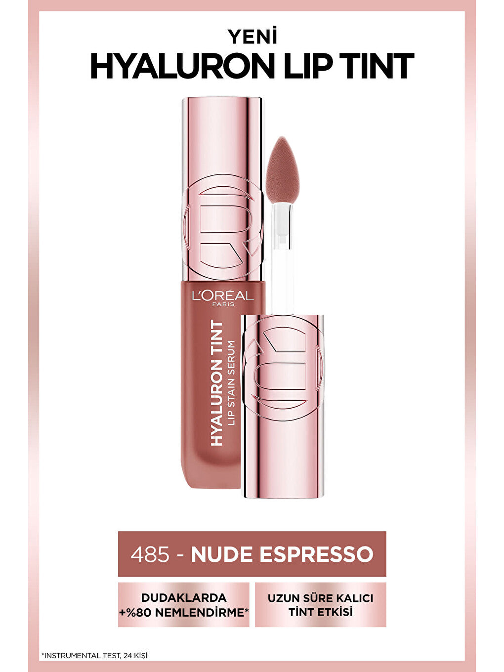 L'Oréal Paris Hyaluron Lip Tint 485 Nude Espresso