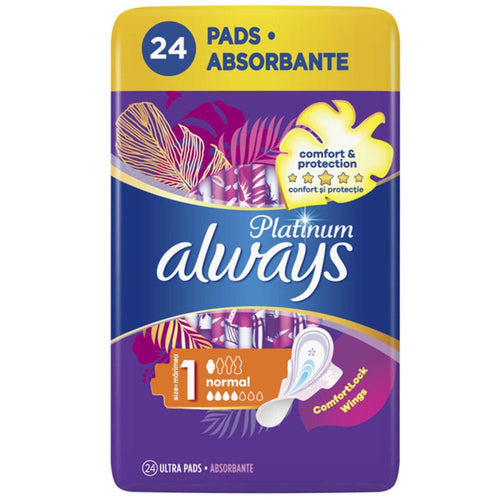 Always Platinum Normal met Vleugels 24 stuks