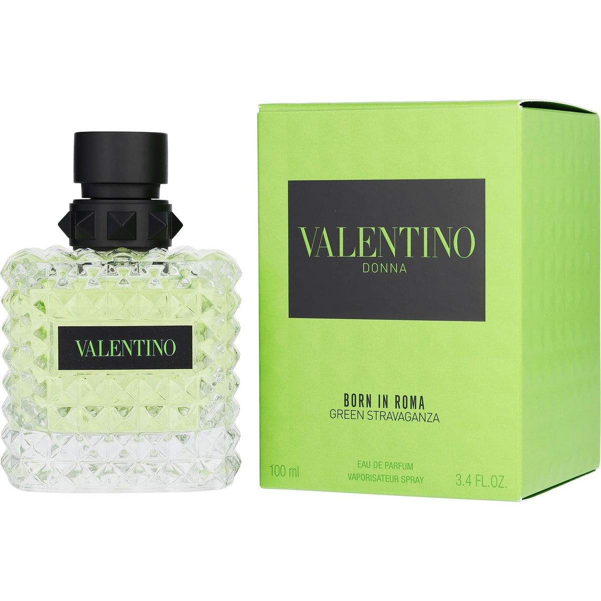 Valentino Donna Born in green Eau de Parfum 100 ml - flacon en verpakking
