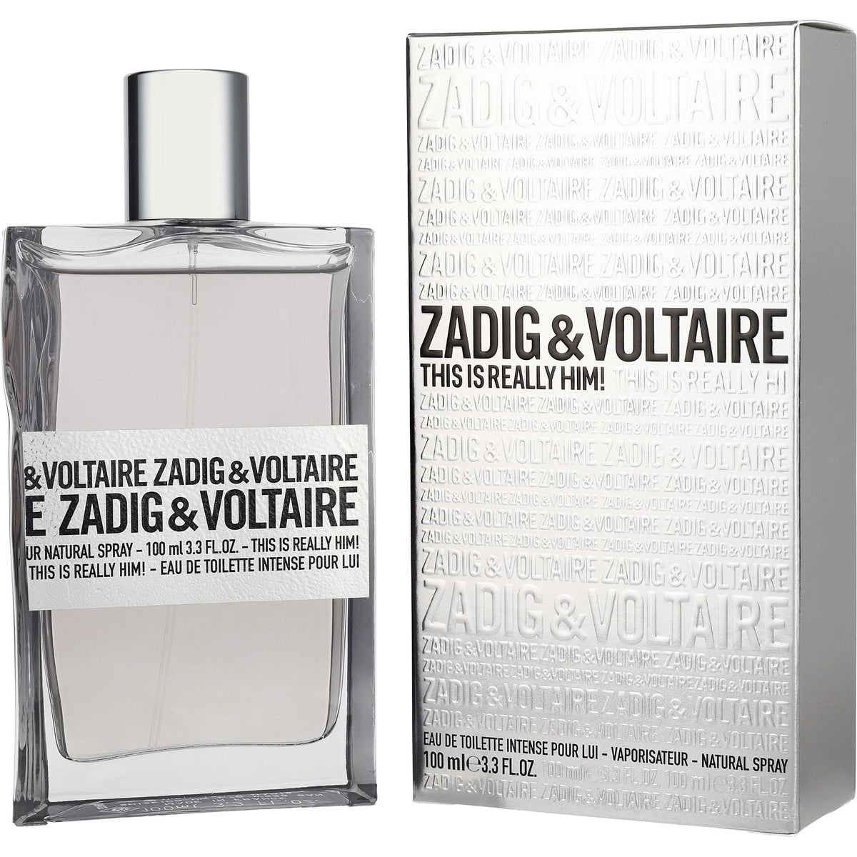 Zadig & Voltaire This is really him Eau de Toilette 100 ml - flacon en verpakking