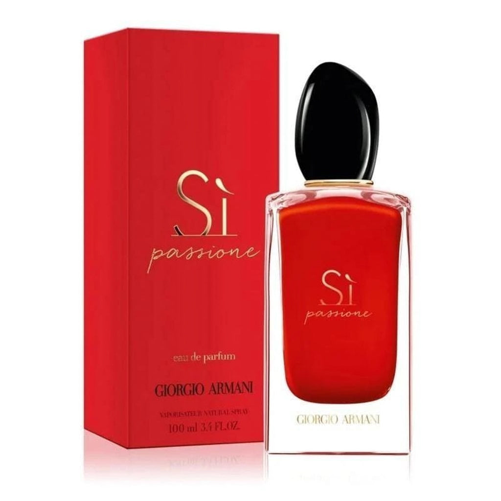 Giorgio Armani Sì Passione Eau de Parfum 150 ml - flacon en verpakking