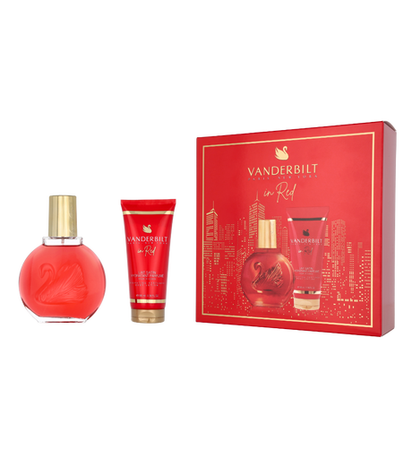 Gloria Vanderbilt In Red Giftset Eau de Parfum 100 ml + Body Lotion 100 ml productafbeelding
