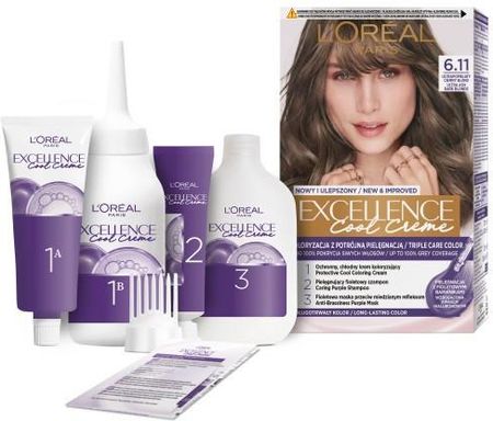 L'Oréal Paris Excellence Cool Crème 6.11 Ultra As Donkerblond