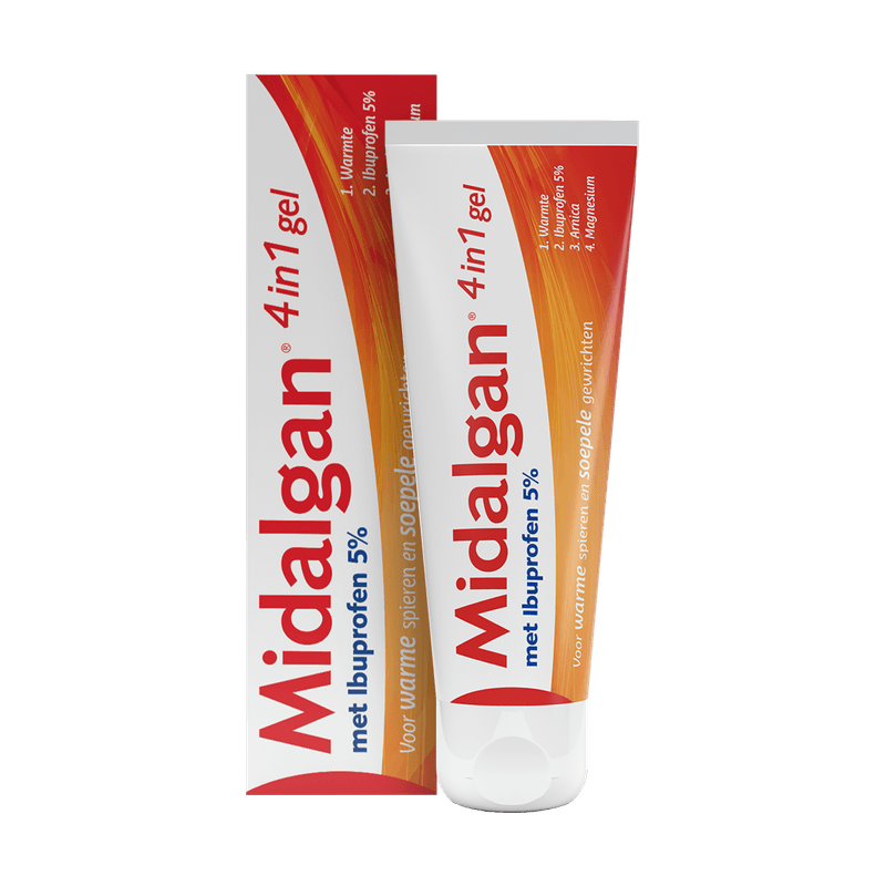 Midalgan 4-in-1 Gel met Ibuprofen 5% 100 g