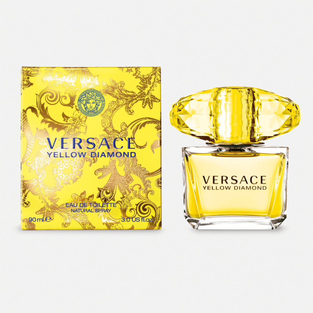 Versace Yellow Diamond Eau de Toilette 200 ml - flacon en verpakking