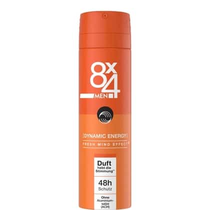 8 x 4 Dynamic Energy Deospray Men 150 ml