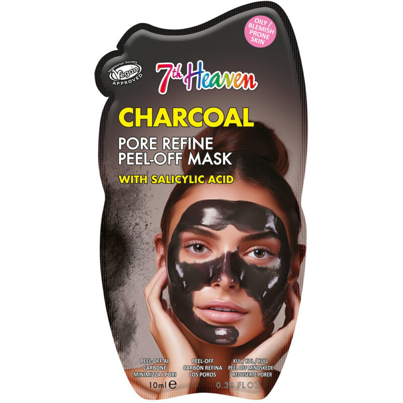 7th Heaven Charcoal Pore Refine Peel-Off Mask 10 ml