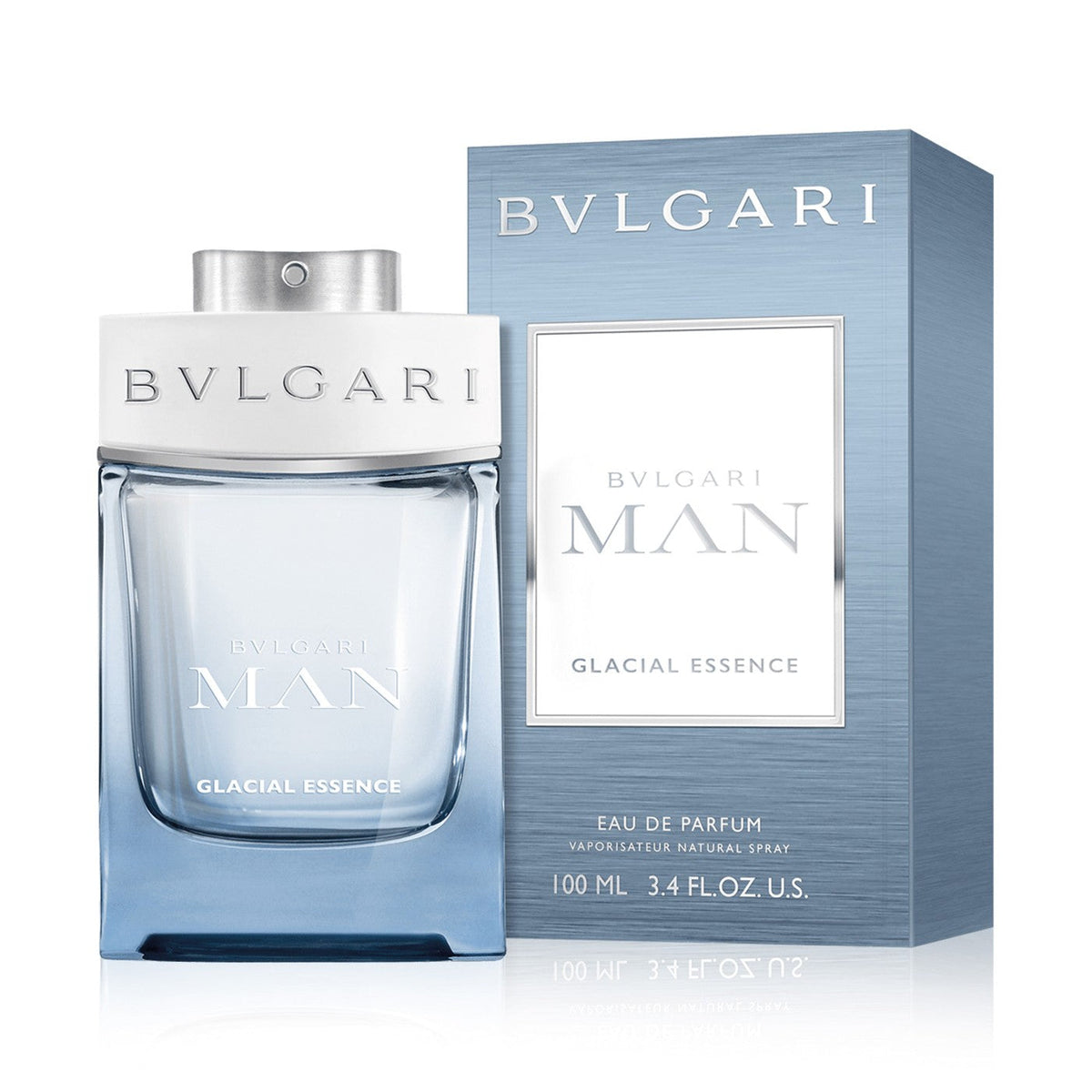 Bvlgari Man Glacial Essence Eau de Parfum 100 ml - flacon en verpakking