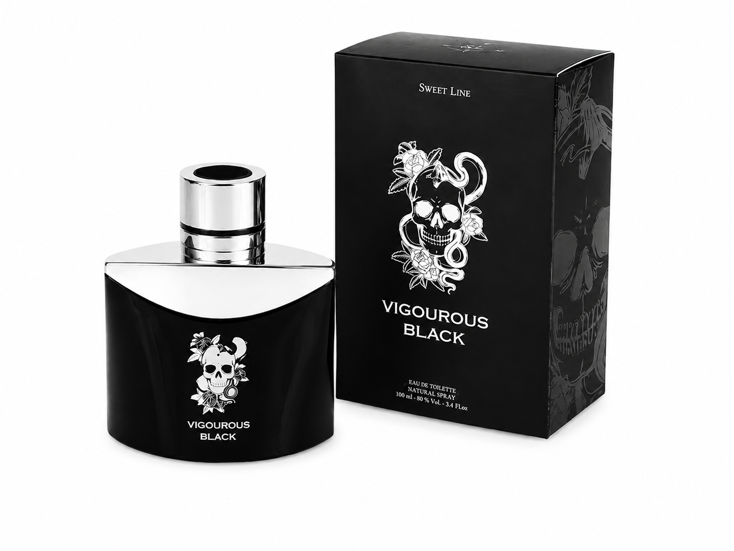 Vigourous Black EDT 100 ml – fles