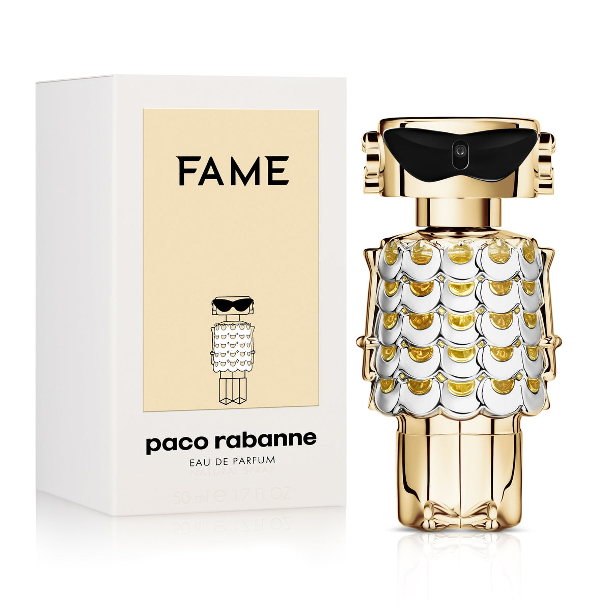 Rabanne Fame Eau de Parfum 50 ml - flacon en verpakking