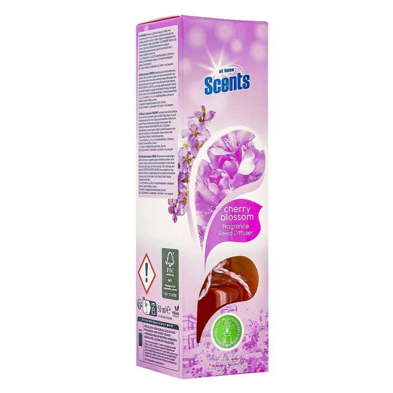 At Home Scents Cherry Blossom Geurstokjes 50 ml
