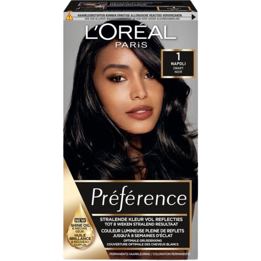 L'Oréal Paris Préférence 1 Napoli Zwart