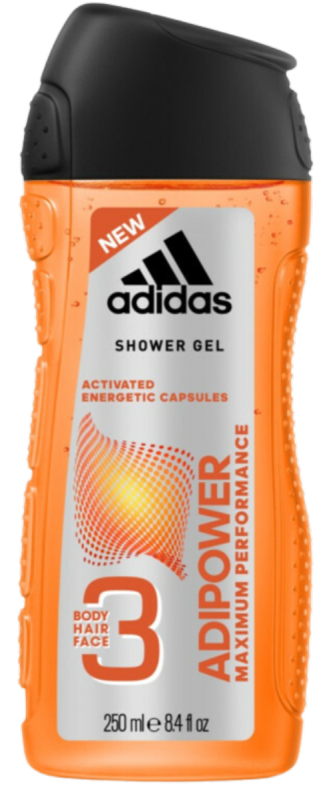 Adidas Adipower Douche & Shampoo Men 250 ml