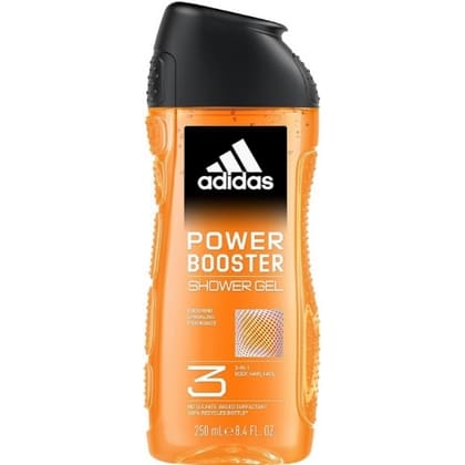 Adidas Power Booster Douche & Shampoo Men 250 ml