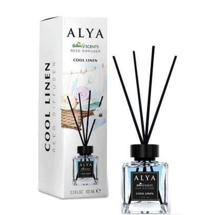 Alya Cool Linen Geurstokjes 100 ml