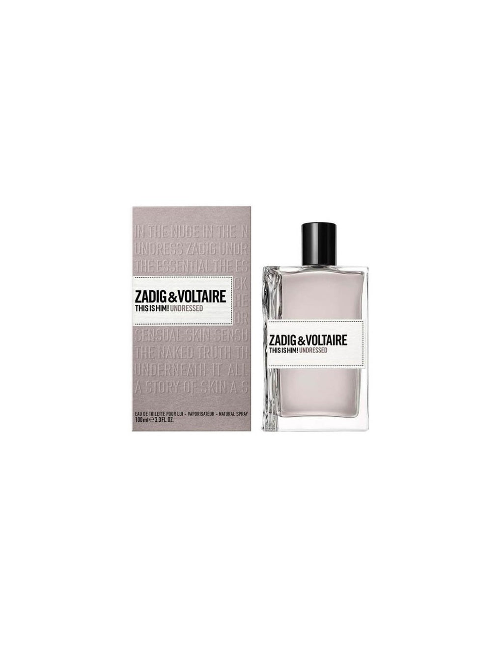 Zadig & Voltaire This is him Undressed Eau de Toilette 100 ml - flacon en verpakking