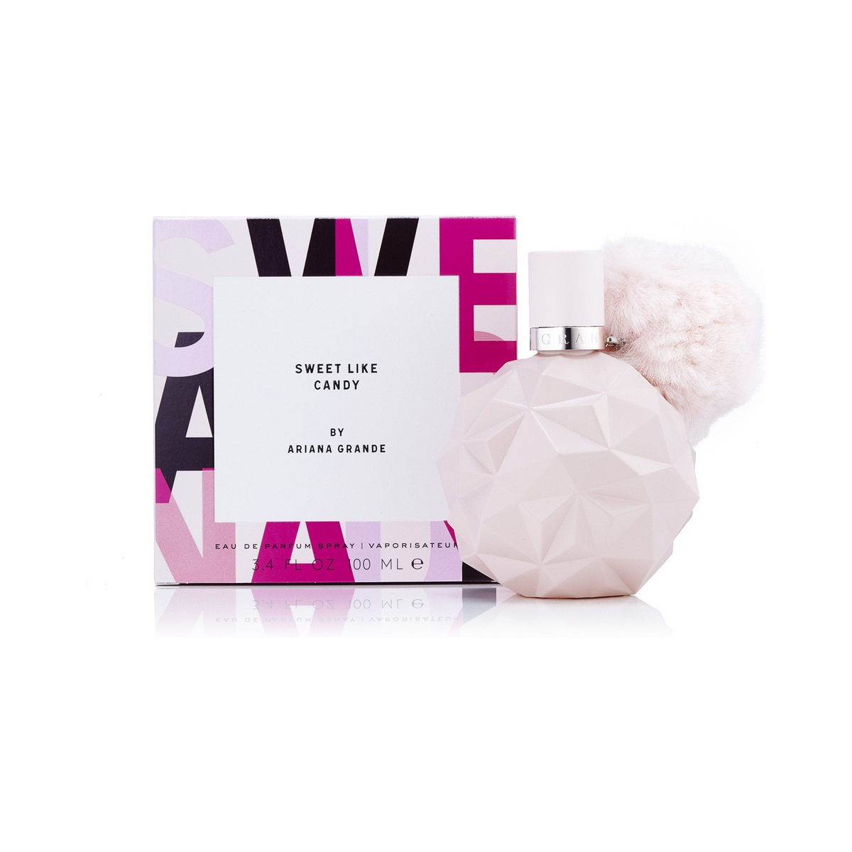 Ariana Grande Sweet Like Candy Eau de Parfum 100 ml - flacon en verpakking