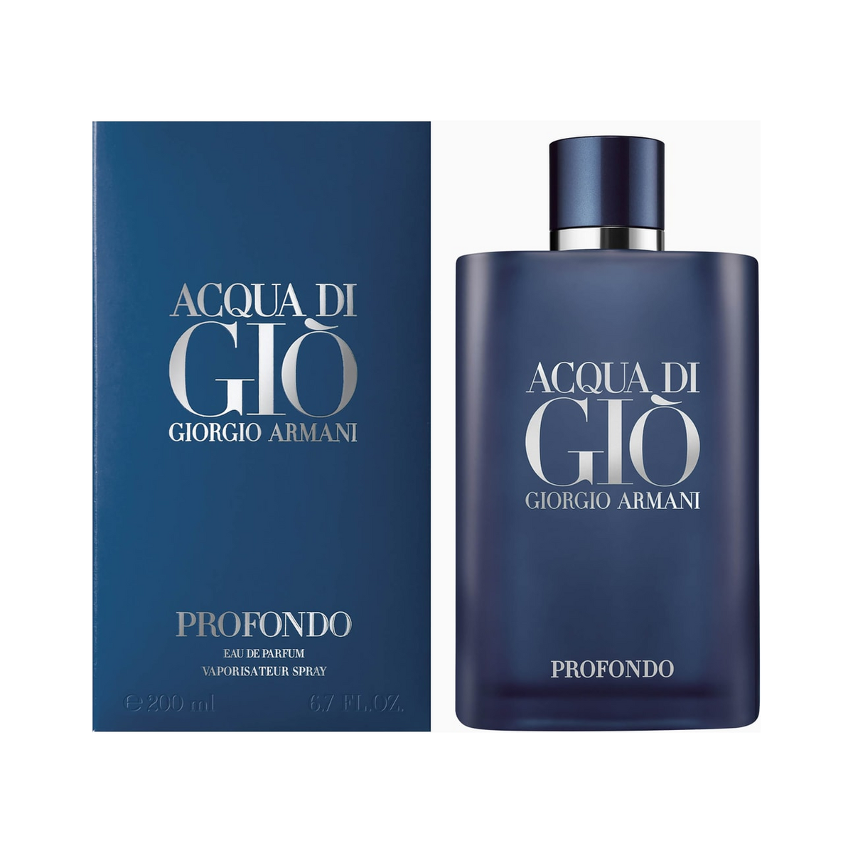 Giorgio Armani Acqua di Giò Profondo Eau de Parfum 200 ml - flacon en verpakking