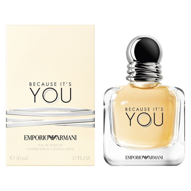 Emporio Armani Because It's You Eau de Parfum 50 ml - flacon en verpakking
