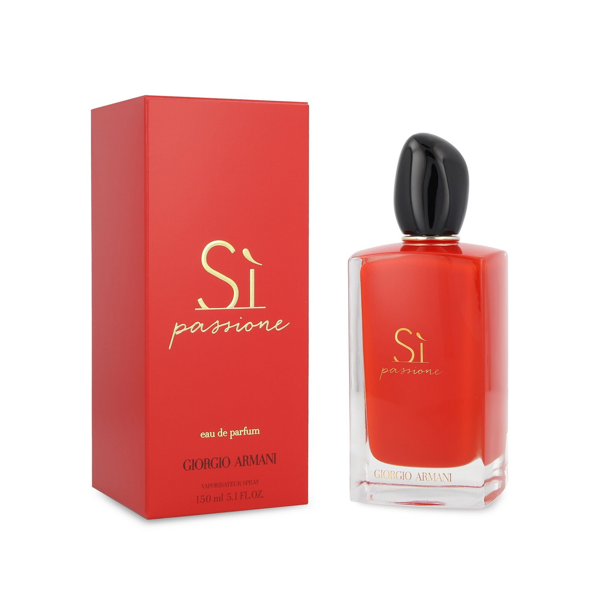 Giorgio Armani Sì Passione Eau de Parfum 150 ml flacon met verpakking
