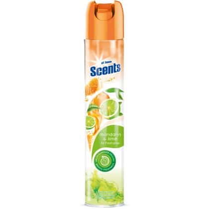At Home Scents Mandarin Lime Luchtverfrisser Spray 400 ml