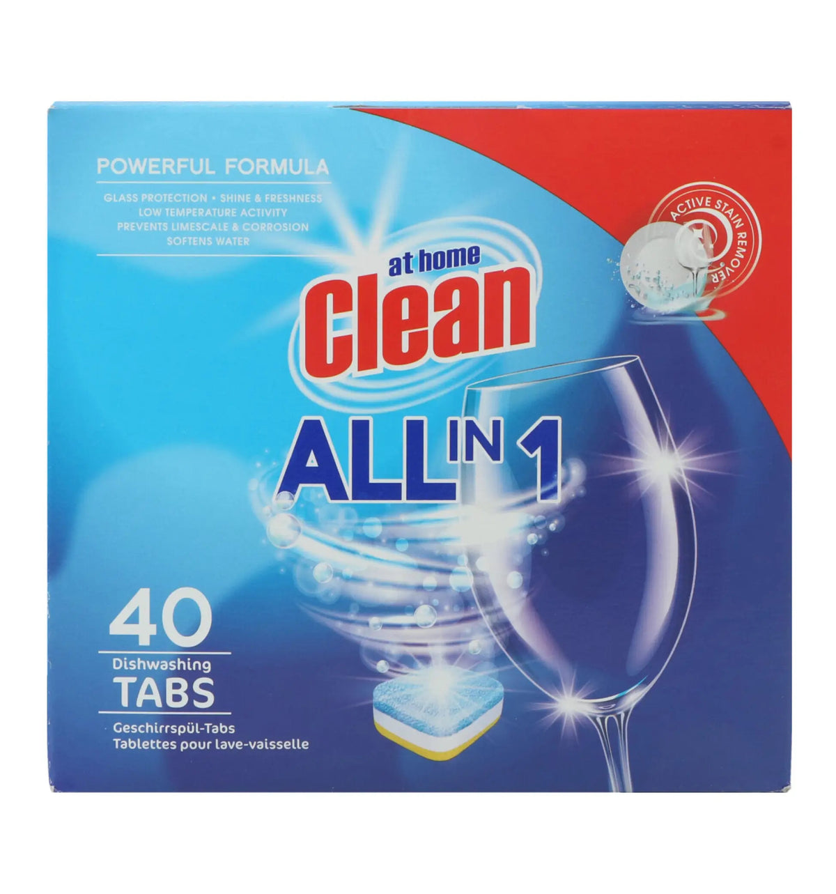 At Home Clean All-in-1 Vaatwastabletten 40 stuks