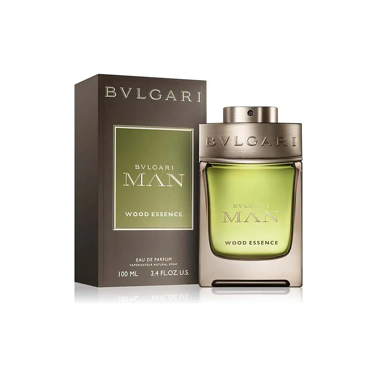 Bvlgari Man Wood Essence Eau de Parfum 100 ml - flacon en verpakking
