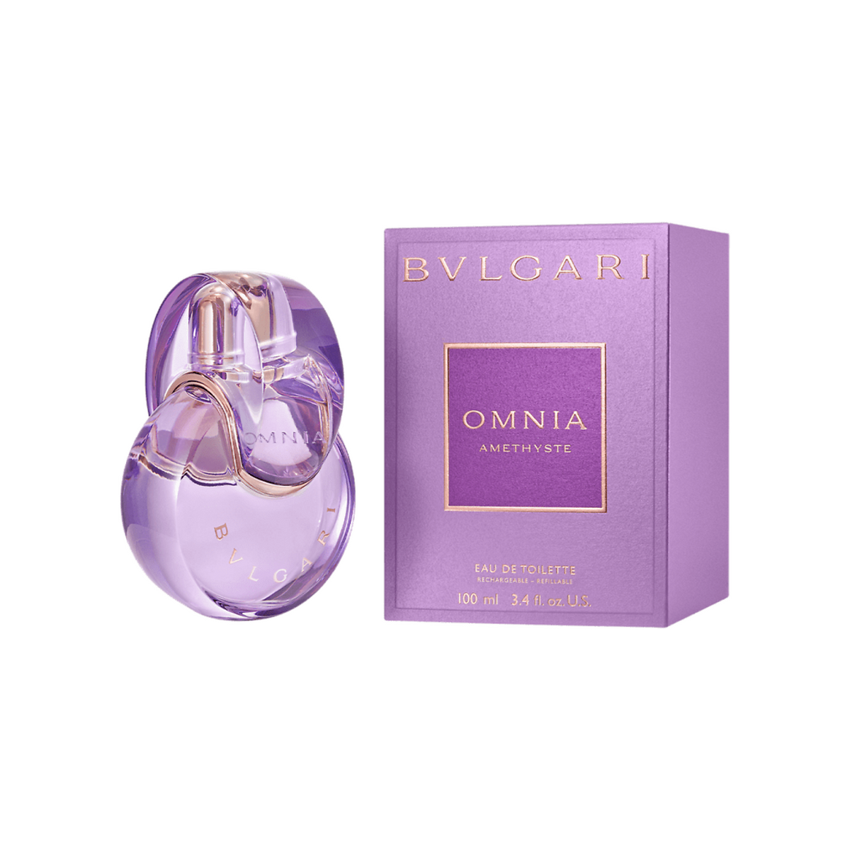 Bvlgari Omnia Amethyste Eau de Toilette 100 ml - flacon en verpakking