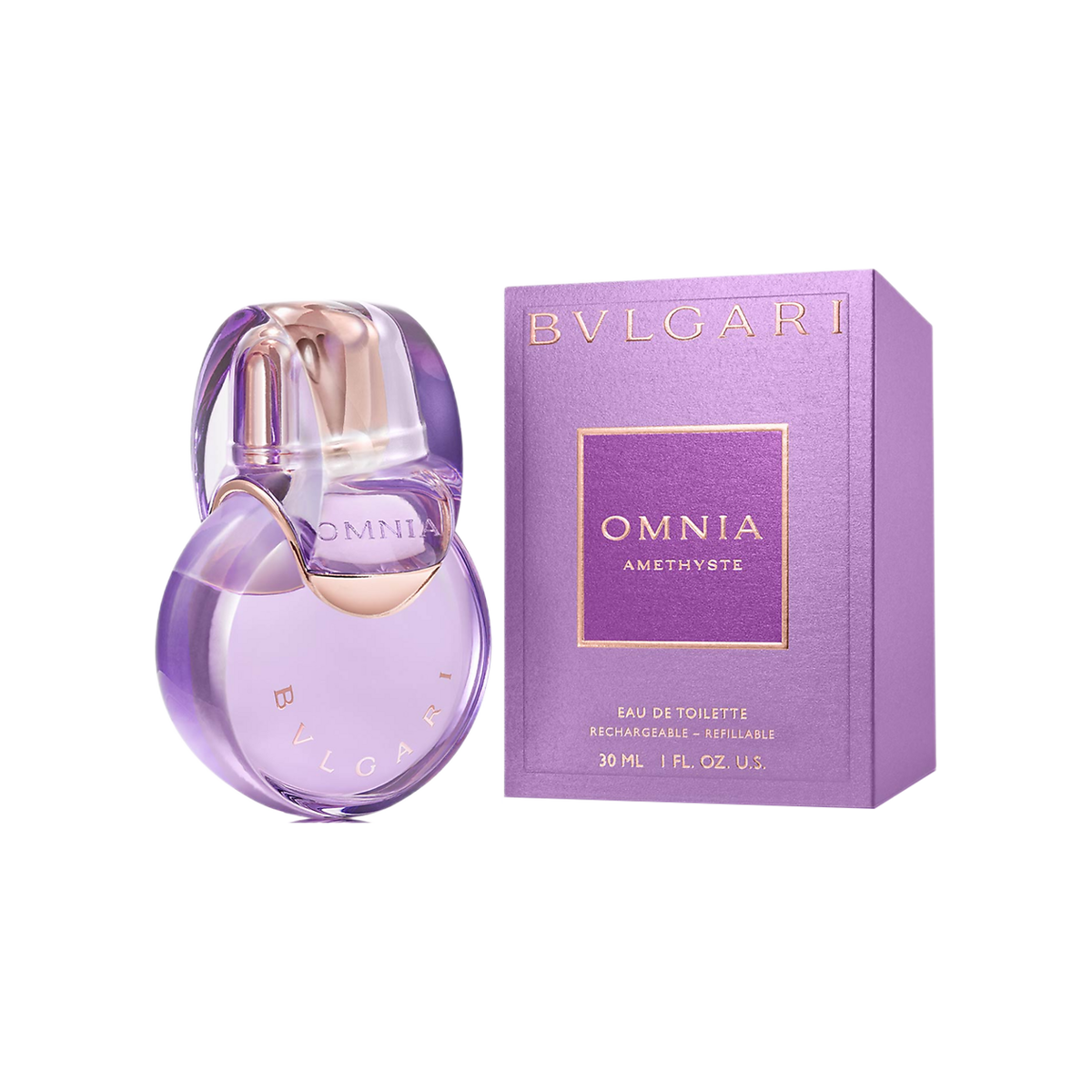 Bvlgari Omnia Amethyste Eau de Toilette 30 ml - flacon en verpakking