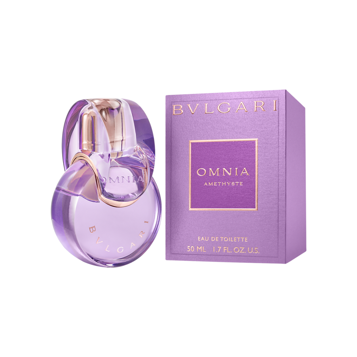 Bvlgari Omnia Amethyste Eau de Toilette 50 ml - flacon en verpakking