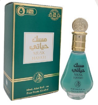 Musk Hayati 20 ml Alcohol Free – fles