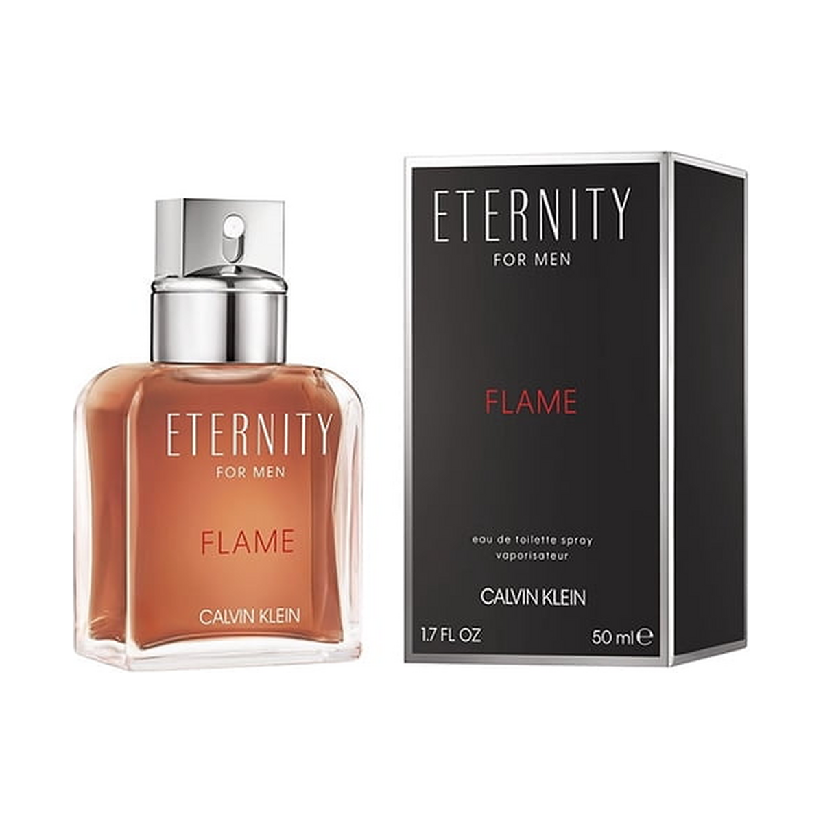 Calvin Klein Eternity Flame for Men Eau de Toilette 50 ml fles en verpakking