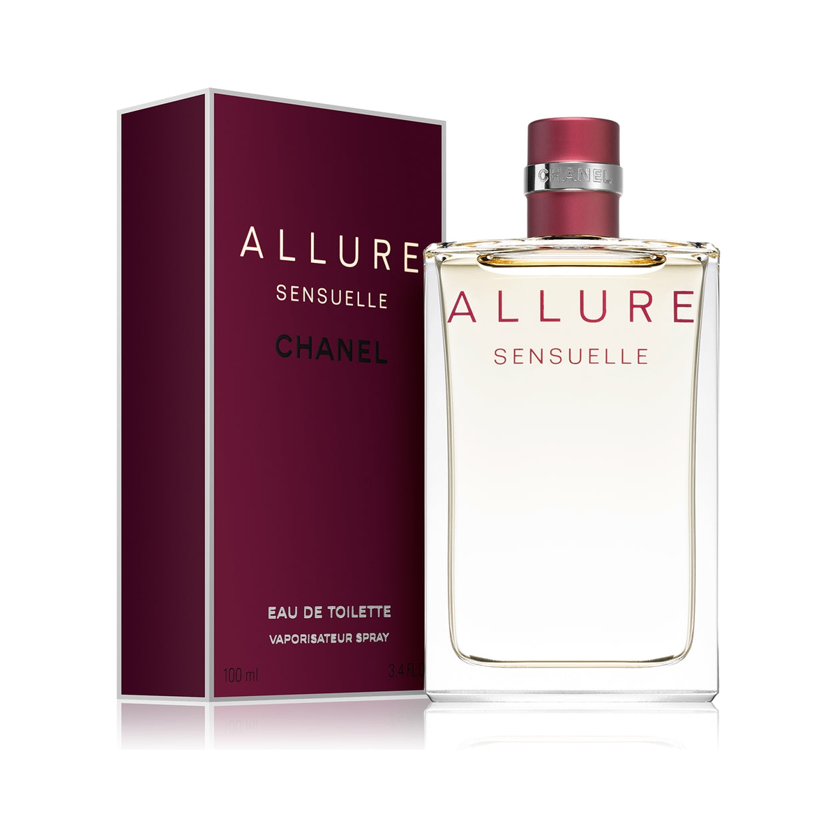 Chanel Allure Sensuelle Eau de Toilette 100 ml fles en verpakking