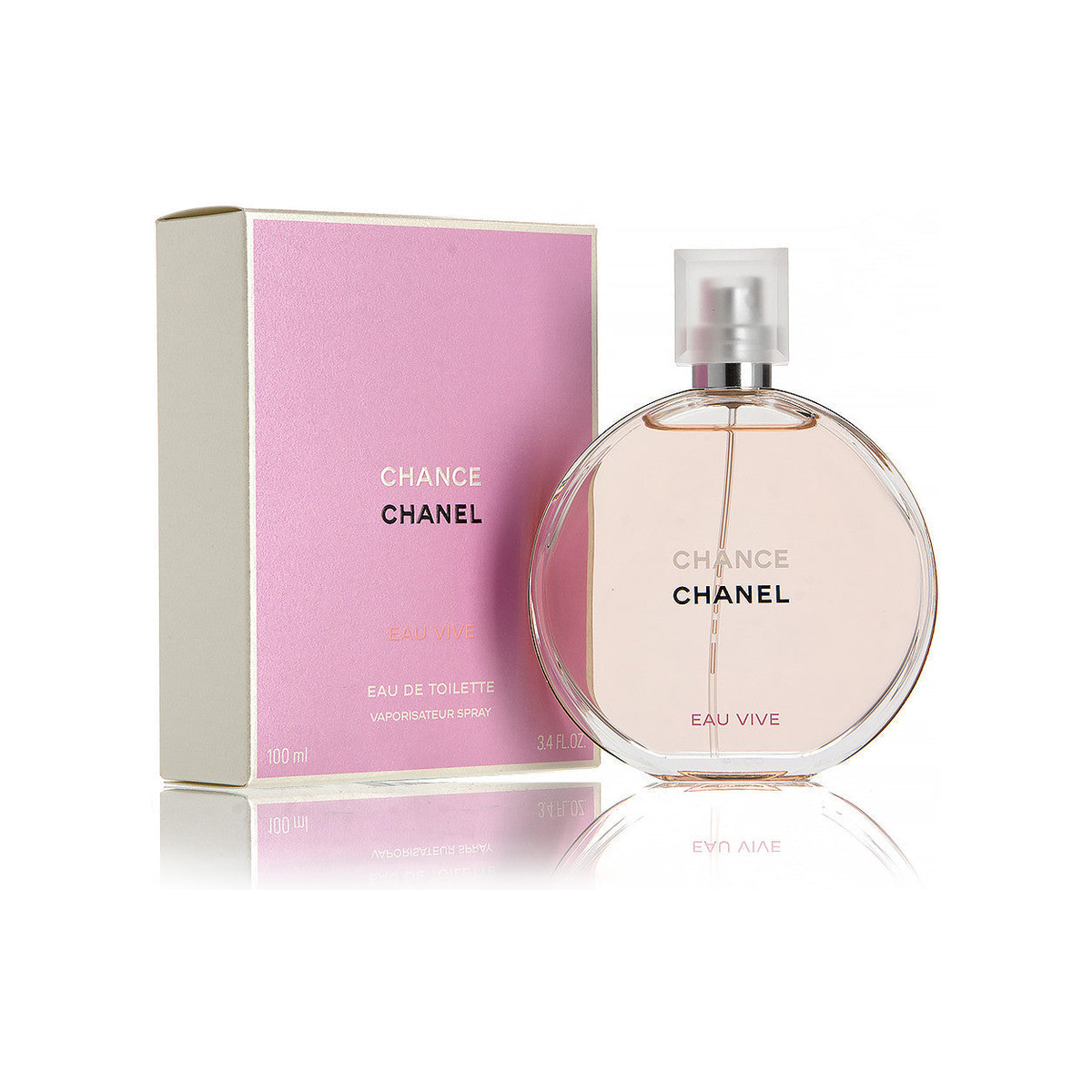 Chanel Chance Eau Vive Eau de Toilette 100 ml fles en verpakking